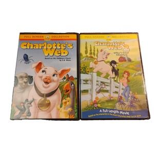 Charlotte's Web / Charlotte's Web 2 (DVD Lot) New & Factory Sealed